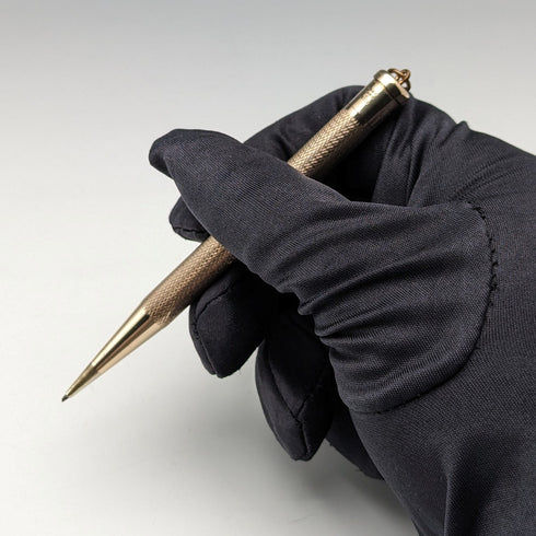 British Vintage YARD-O-RED Rolled Gold Propelled Mini Pencil YARD-O-LETTE with Jump Ring